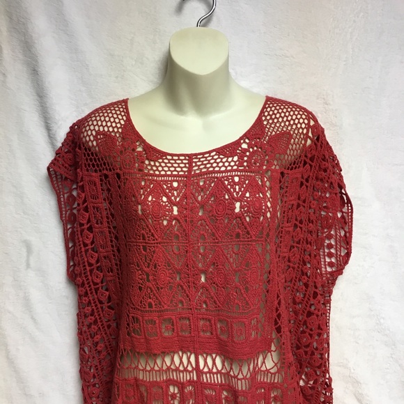 LC Lauren Conrad Sweaters - Burnt orange Lauren Conrad knitted sweater XL
